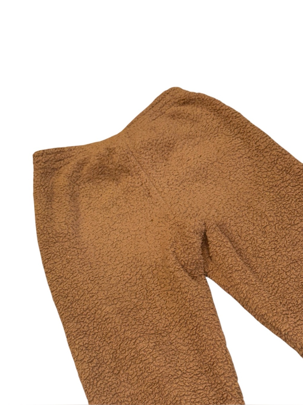 NWT women’s SKIMS tigers eye Teddy fleece straight leg Track Pants size medium - Picture 7 of 10